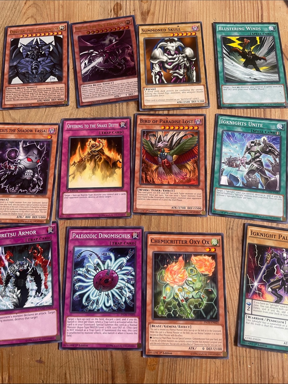 Chemicritter Oxy Ox and Assorted Trading Cards - Brown/Green
